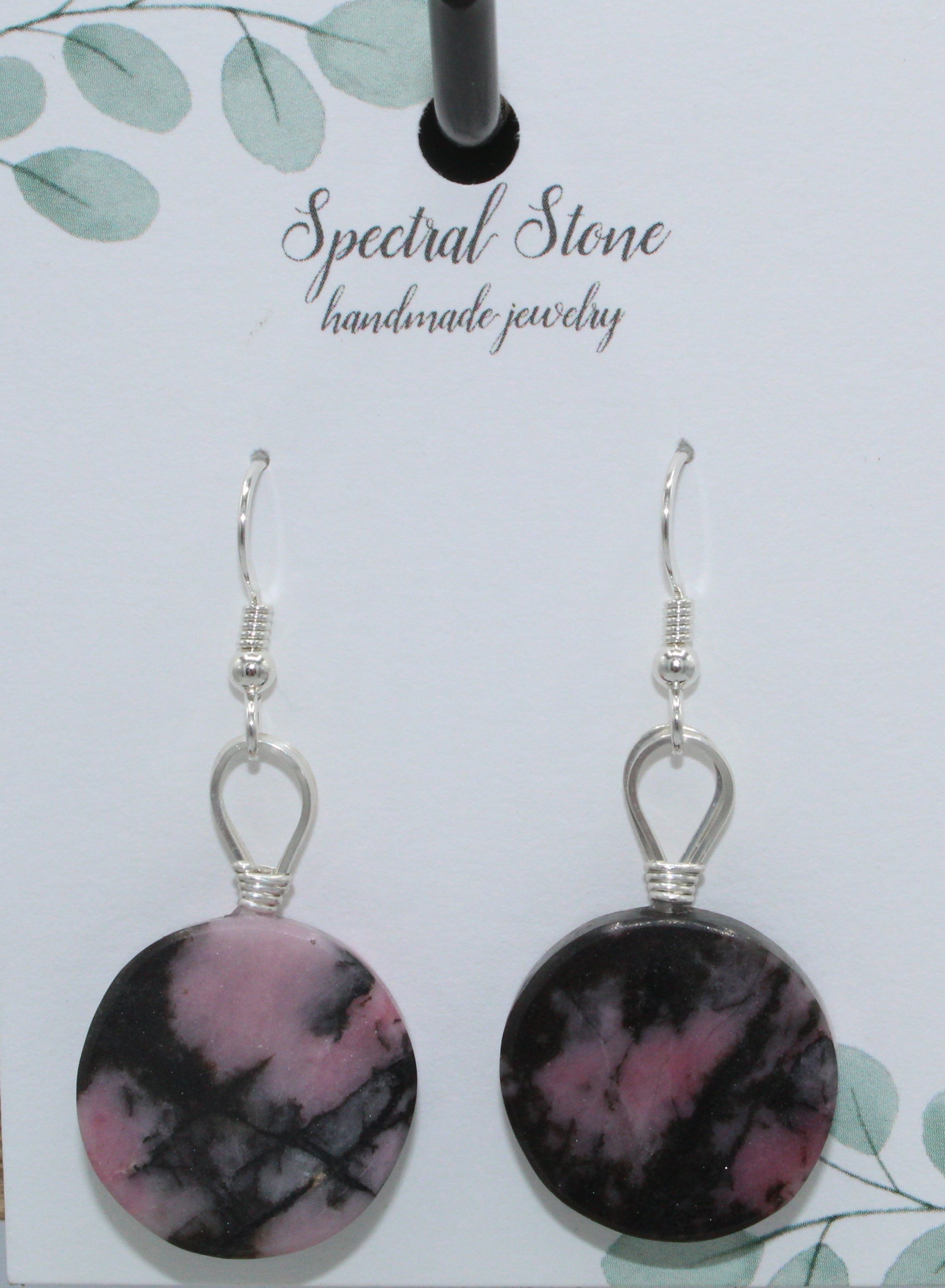 New Zebra Agate, Rhodonite and Kowallabe Earrings! | Spectral Stone ...