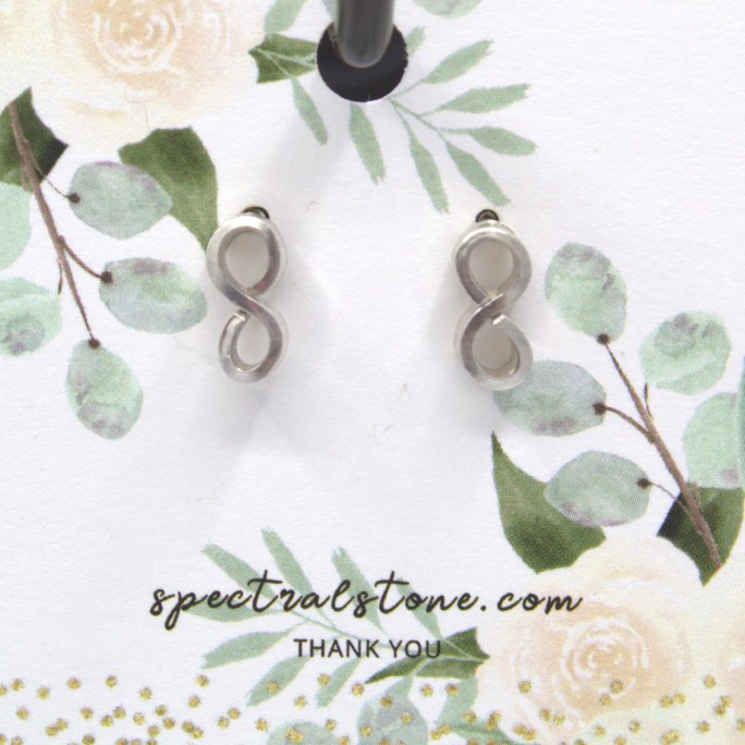 sterling silver figure 8 earrings