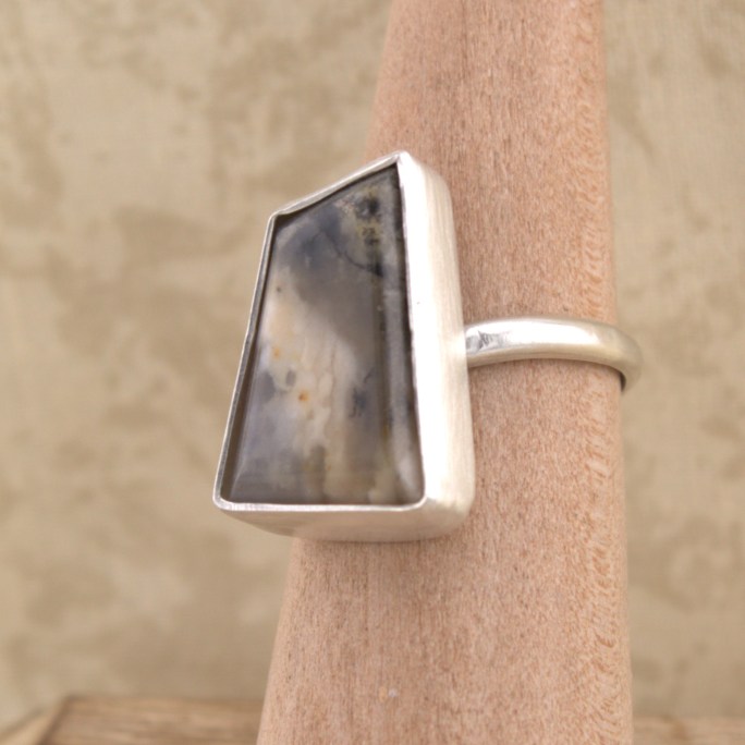 trapper creek dendritic agate ring