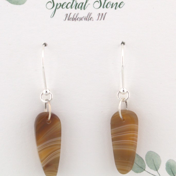 black river agate earrings