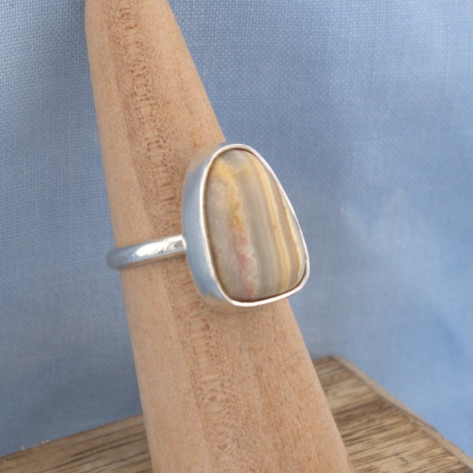 java lace agate ring sterling silver