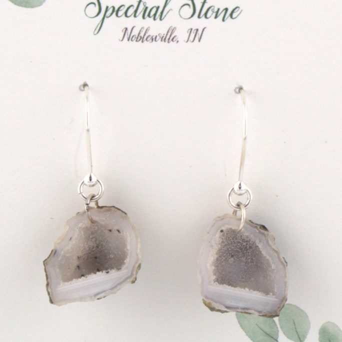 geode earrings