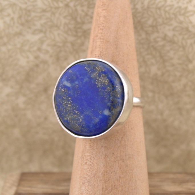 Lapis Lazuli ring sterling silver