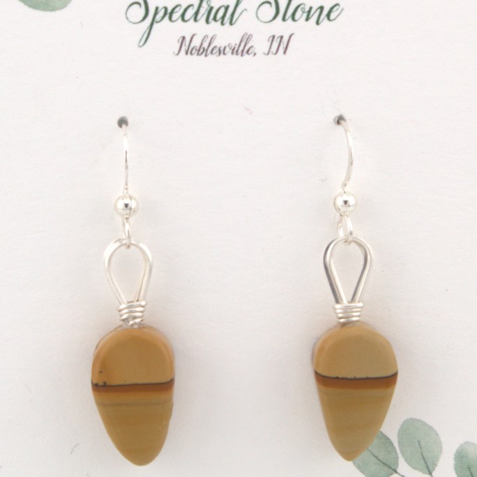 scenic jasper earrings sterling silver