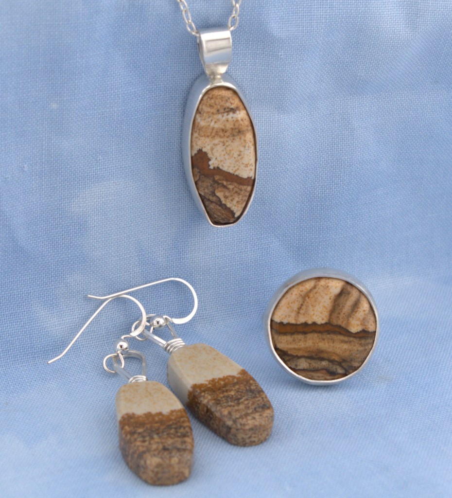 Picture Jasper in Sterling Silver