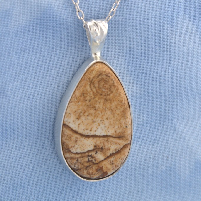 African Queen Picture Jasper pendant