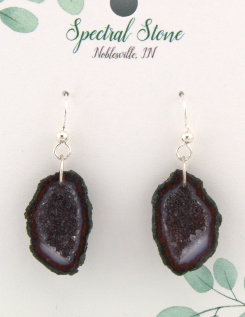Tabasco Geode Earrings