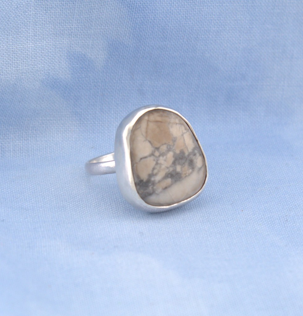 maligano jasper ring in sterling silver