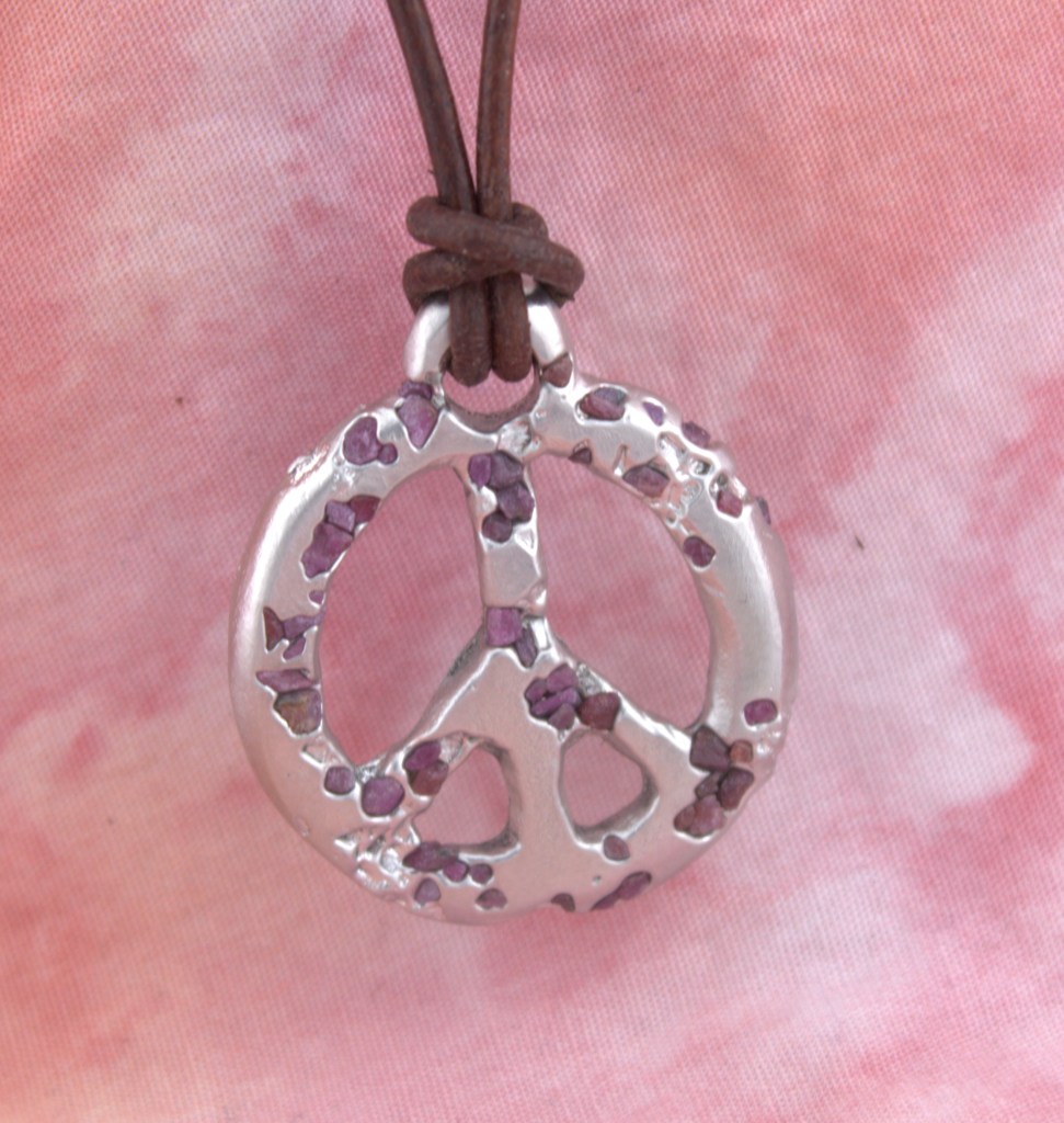 Pewter Peace Pendants
