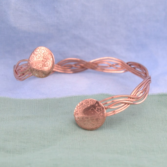 Braided Copper Bracelet