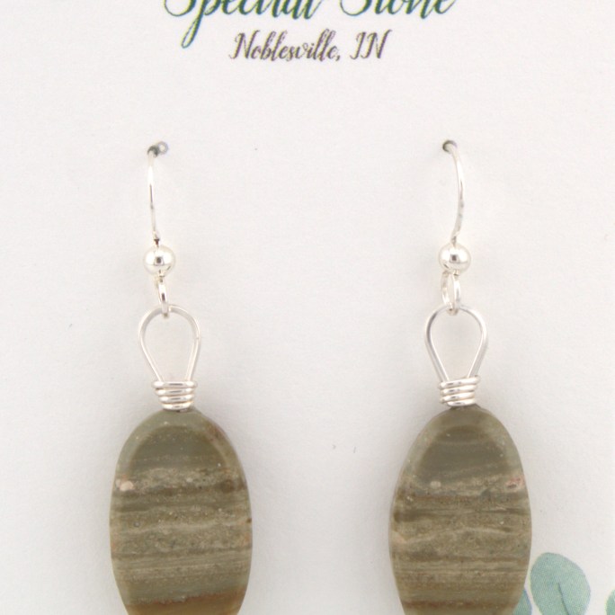 Succor Creek Picture Jasper earrings