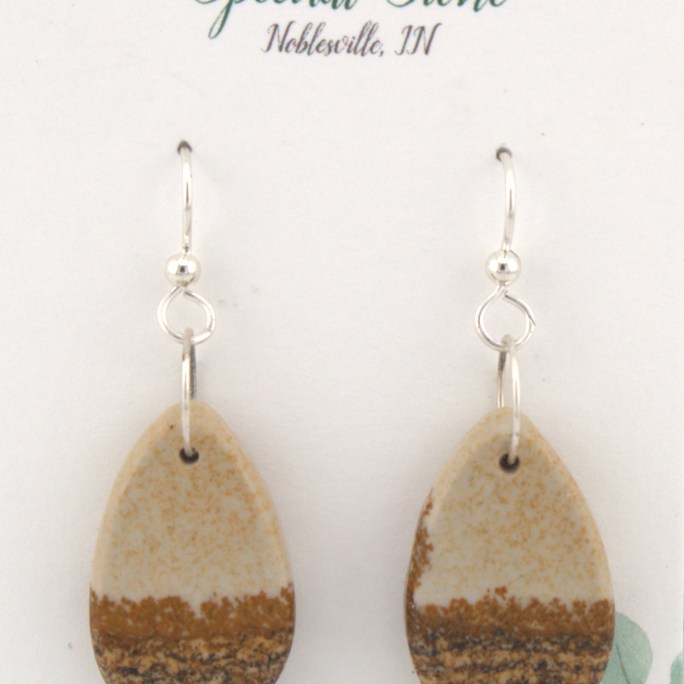 African Queen Picture Jasper earrings