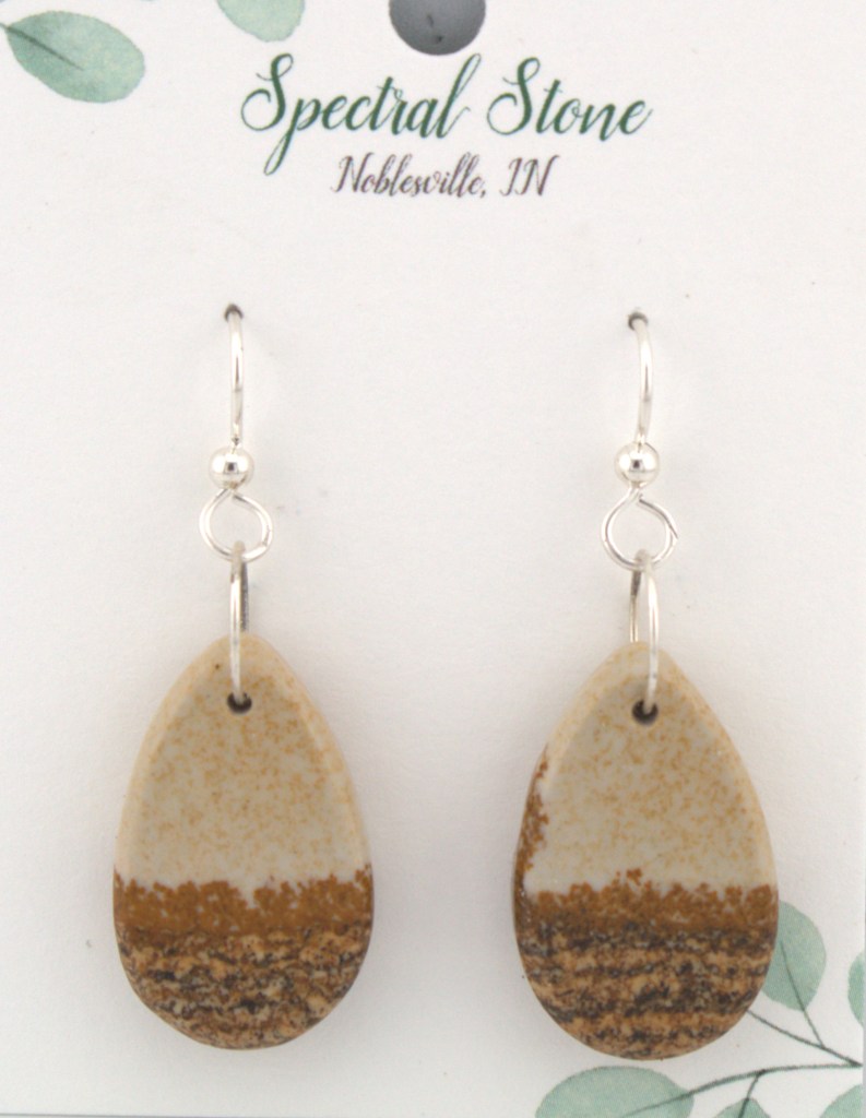 African Queen Picture Jasper earrings