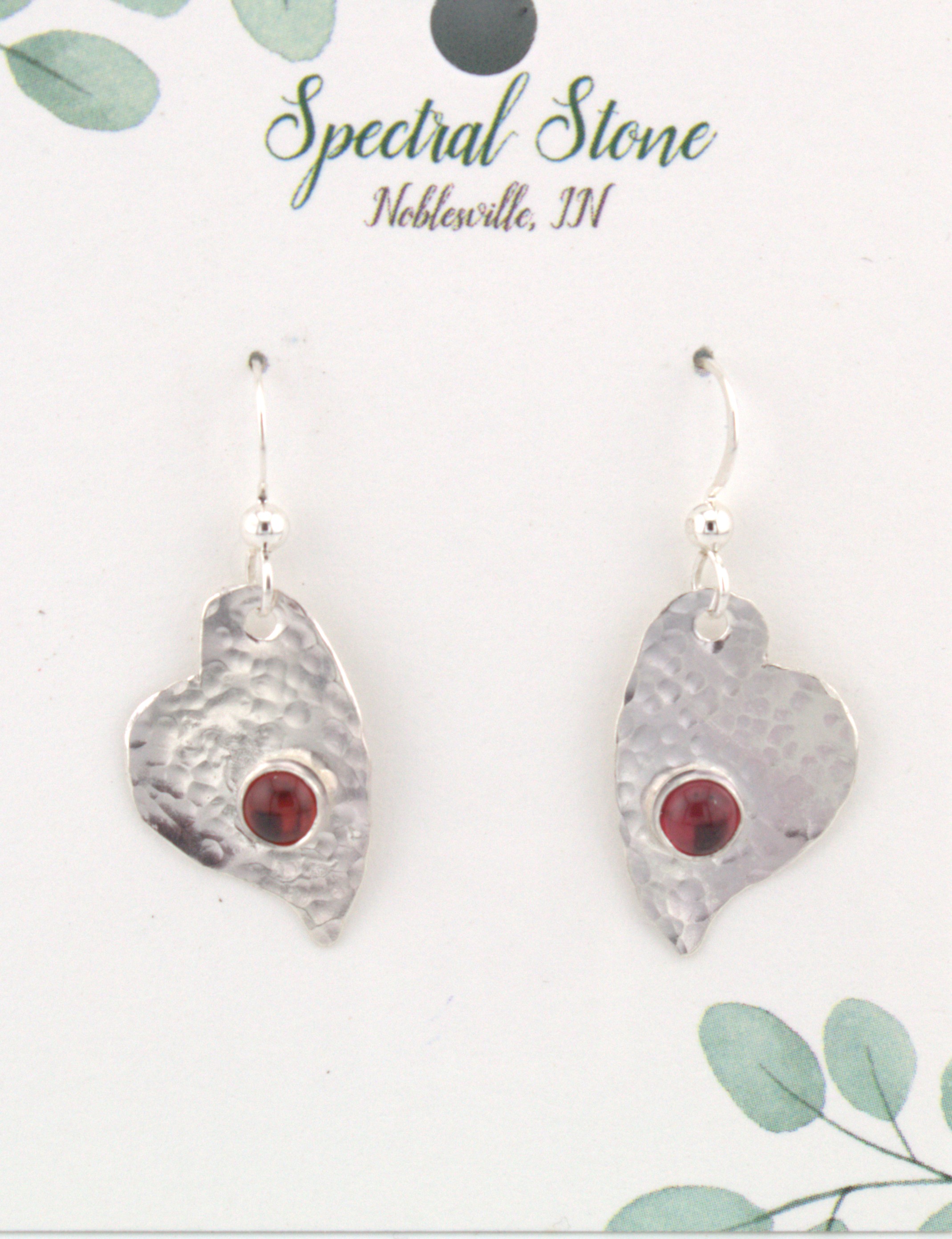 Sterling Silver Garnet earrings