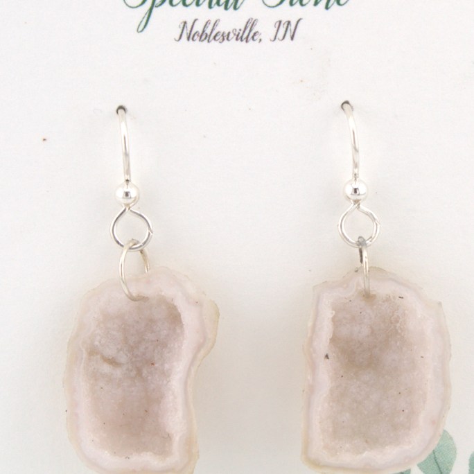 Geode earrings
